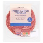 Sainsbury's Pork Lunch Tongue Slices x6 150g