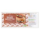 Sainsbury's Brown Baguettes Bake At Home x2