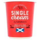 Sainsbury's Scottish Single Cream 300ml