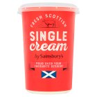 Sainsbury's Scottish Single Cream 600ml