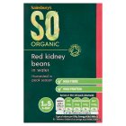 Sainsbury's Red Kidney Beans Carton, SO Organic 380g (230g*)