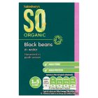 Sainsbury's Black Beans Carton, SO Organic 380g (230g*)