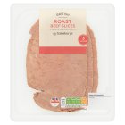 Sainsbury's British Cooked Roast Beef Slices x3 85g