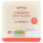 Sainsbury's British Cooked Beef Slices x10 115g