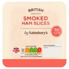 Sainsbury's British Smoked Ham Slices x10 115g