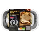 Sainsbury's Just Cook British Chicken Crown with Garlic & Herb Butter 525g (Serves 3)