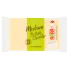 Sainsbury's British Medium Cheddar Cheese 400g