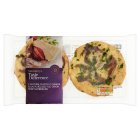 Sainsbury's Red Onion & Cheese Mini Flatbreads, Taste the Difference 265g