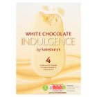 Sainsbury's Indulgence Ice Cream, White Chocolate 4x110ml