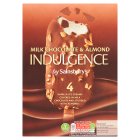 Sainsbury's Milk Chocolate & Almonds Ice Creams 4x75g