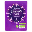 Sainsbury's Microwave Rice Brown Basmati 250g