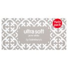 Sainsbury's Ultra Soft 3 Ply Tissues Twin Pack x72 Sheets