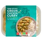 Sainsbury's Thai Green Chicken Curry with Sticky Jasmine Rice Ready Meal for 1 400g