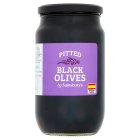 Sainsbury's Pitted Black Olives 800g (370g*)