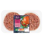 Sainsbury's British Beef Steak & Caramelised Onion Burgers, Taste the Difference x2 340g