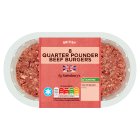 Sainsbury's Quarter Pounder British Beef Burgers x8 908g