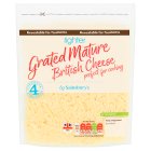 Sainsbury's Lighter Mature Grated Cheese 250g