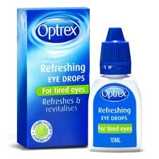 Optrex Refreshing Eye Drops For Tired Eyes Revitalises 10ml