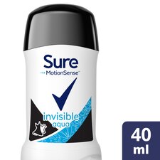 Sure Invisible Aqua Stick Antiperspirant Deodorant 40ml