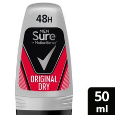 Sure Men Original Dry Roll-On Antiperspirant Deodorant 50ml