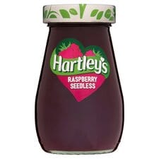 Hartleys Best Raspberry Jam Seedless 340G