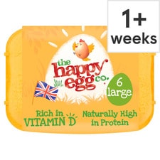 Happy Egg Co. Large Free Range Eggs 6 per pack