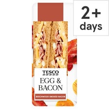 Tesco Egg & Bacon Sandwich