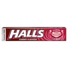 Halls Menthol Action Throat Drops - Cherry 32g