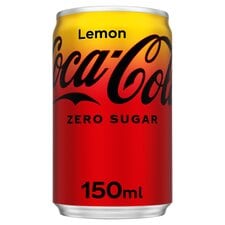 Coca-Cola Lemon Zero Sugar Soft Drink 150ml