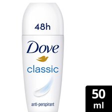 Dove 48h Classic Antiperspirant Deodorant Roll On 50ml