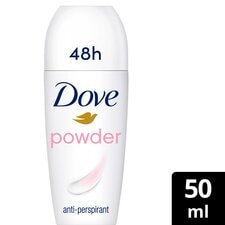 Dove 48h Powder Antiperspirant Deodorant Roll On 50ml