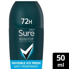 Sure Men 72h Ice Fresh Roll-On Antiperspirant Deodorant 50ml