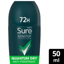 Sure Men 72h Quantum Dry Roll-On Antiperspirant Deodorant 50ml