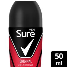 Sure Men 48h Original Roll On Antiperspirant Deodorant 50ml