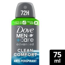 Dove Men+Care 72h Advanced Clean Comfort Antiperspirant Deodorant 75ml