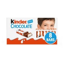 Kinder Chocolate Bars Multipack 8 X 12.5g