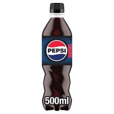 Pepsi Max No Sugar Cola Bottle 500ml