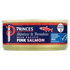 Princes Skinless Boneless Wild Red Salmon 105G