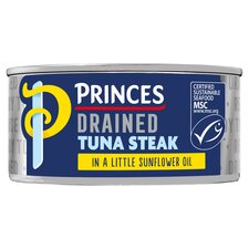 Princes Drained Tuna Steak Sunflower Oil 110G