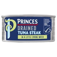 Princes Drained Tuna Steak In Spring Water 110G