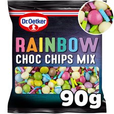 Dr. Oetker Rainbow Chocolate Chips Mix 90G