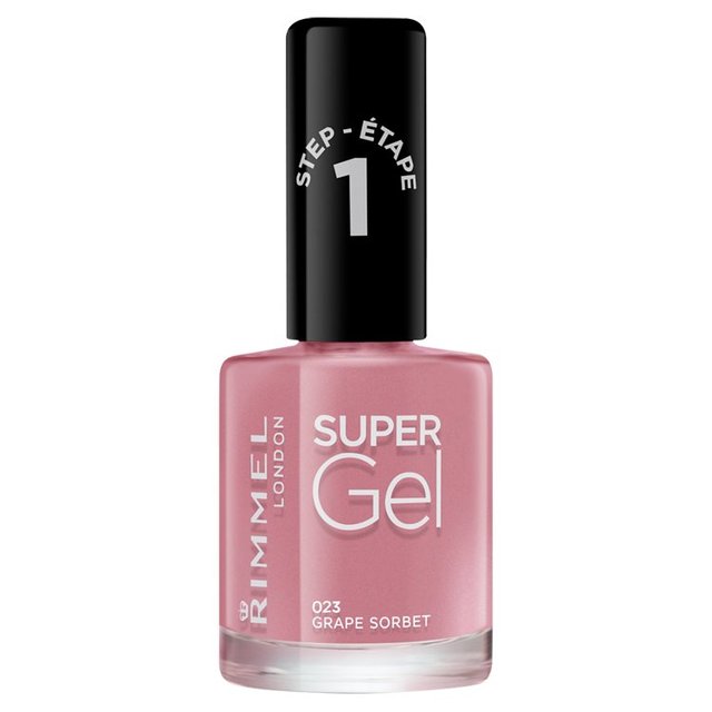 Rimmel London Super Gel Nail Polish Grape Sorbet 12ml