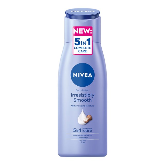 NIVEA Irresistibly Smooth Body Lotion for Dry Skin 75ml