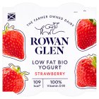 Rowan Glen Low Fat Strawberry Bio Yogurt 4 x 125g