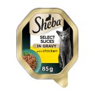 Sheba Select Slices Cat Food Tray with Chicken in Gravy 85g