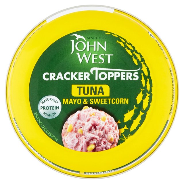 John West Cracker Toppers Tuna Mayo Sweetcorn (80g) 80g