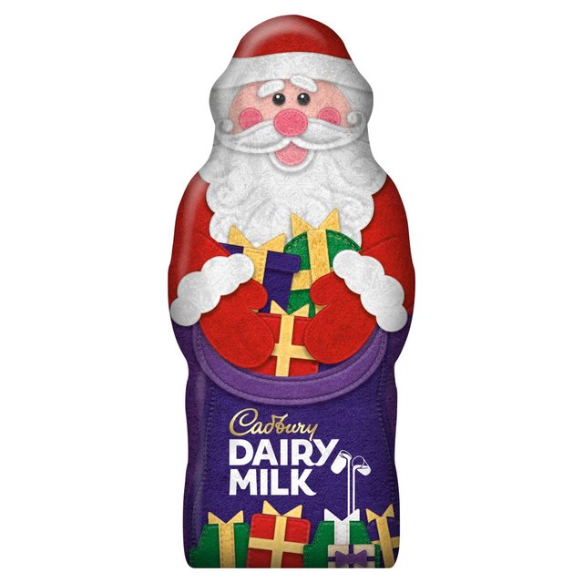 Cadbury Dairy Milk Christmas Chocolate Santa Hollow Figure  100g