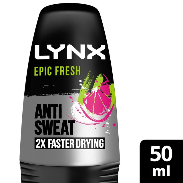 Lynx Grapefruit & Tropical Pineapple Scent Deodorant Roll On Men  50ml