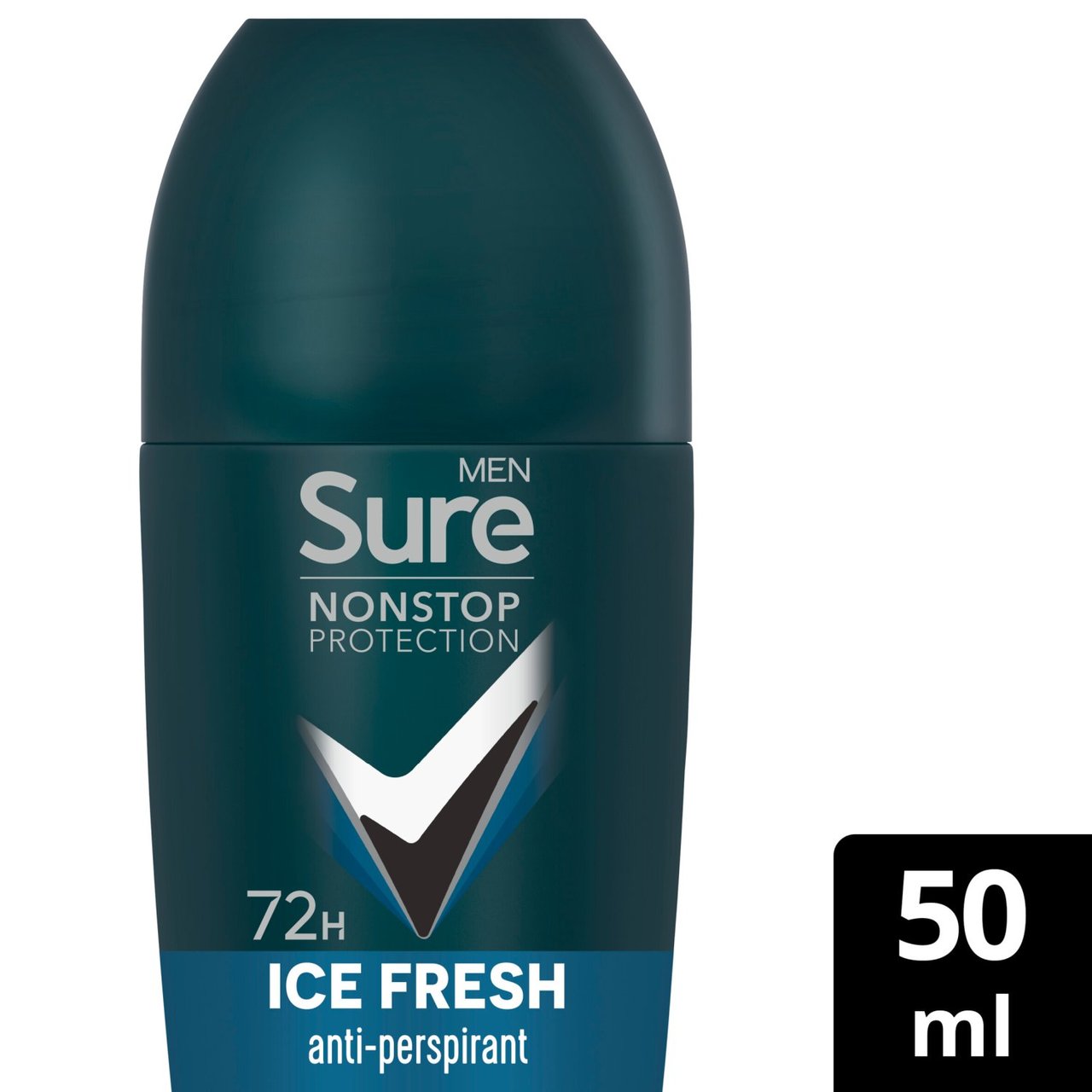 Sure Men Anti-perspirant Deodorant Roll On Non stop Invisible Ice 50ml