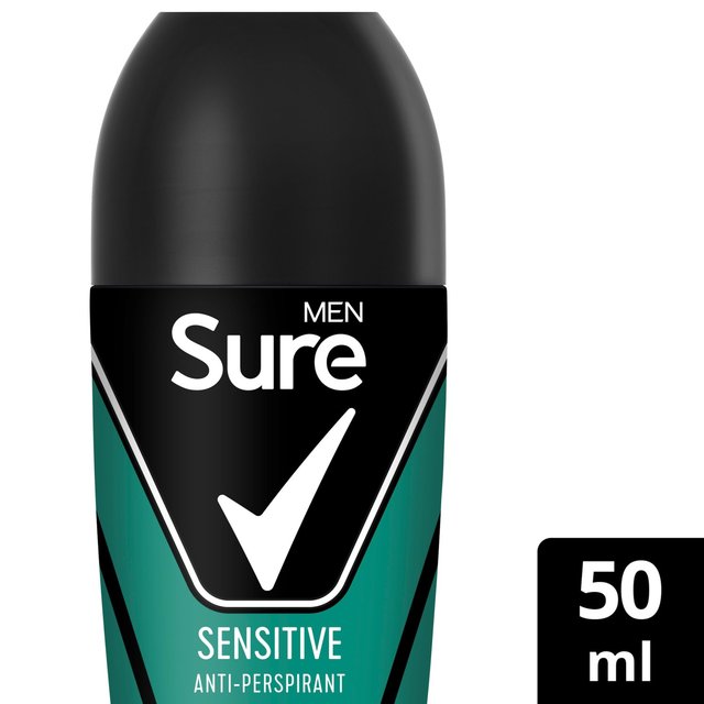 Sure Men Antiperspirant Deodorant Roll On Essential Sensitive  50ml